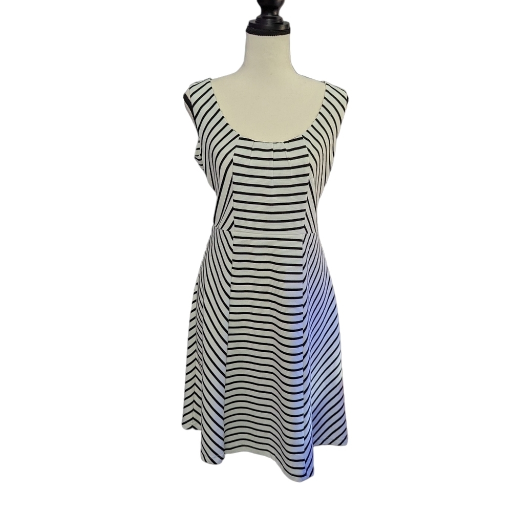 Tabitha Anthropologie Sleeveless Striped Dress Size 8